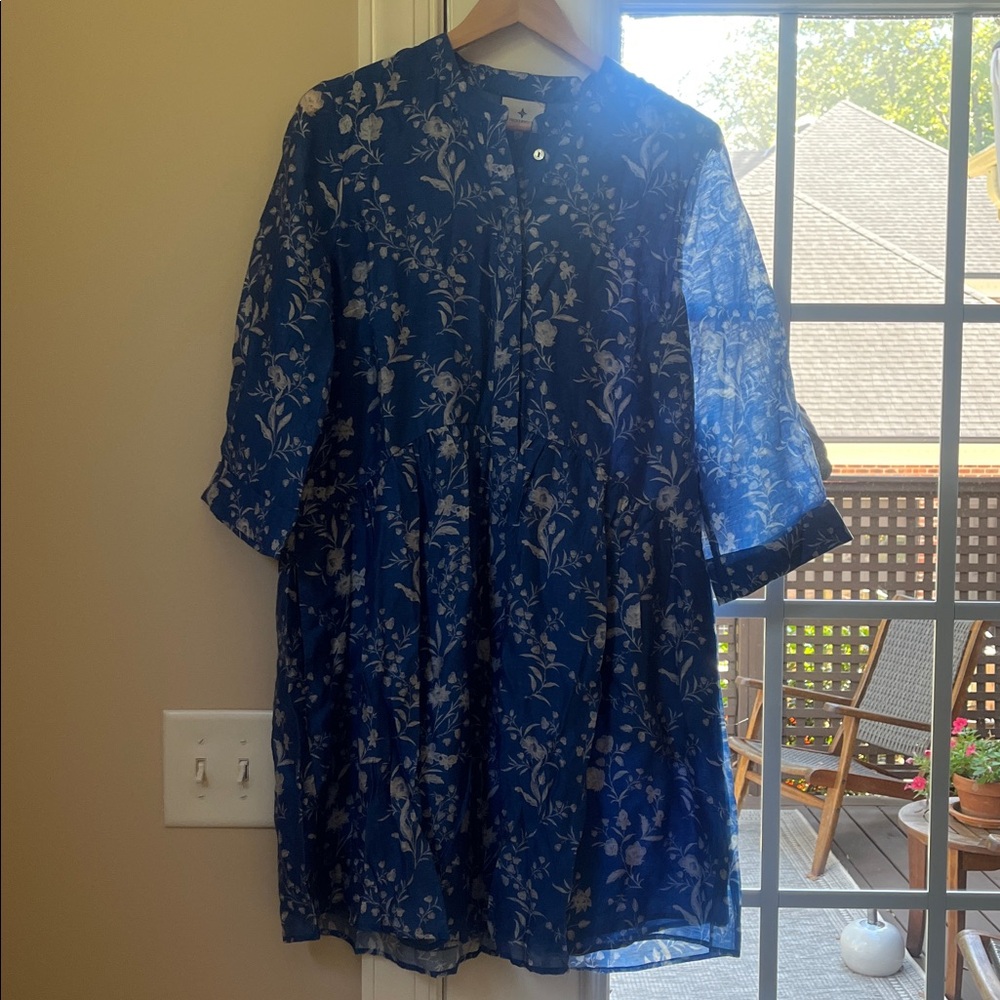 Tuckernuck Blue Floral Dress